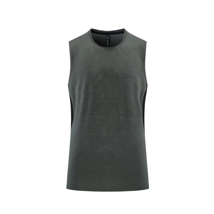 Men's Quick-Dry Sleeveless Basketball Top - Ice Silk Fitness Vest for Running and Training