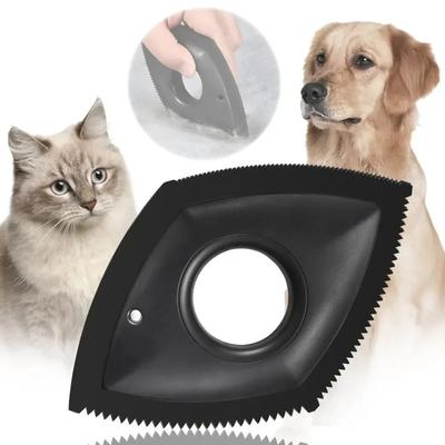 Mini removedor de pelos de animais de estimação escova de limpeza de pelos de gato para casa carro sofá carpete raspador de detalhes profissional ferramenta de escova de remoção de pelos de cachorro gato