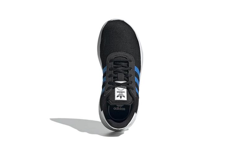 adidas Originals La Trainer Lite Abrasion Resistant Low Top Kids Lifestyle Shoes Black White Blue GZ4284