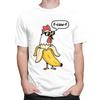 Funny FCawF Chicken Banana Mashup Fcawf T Shirt for Men Short Sleeves Graphic Tee Shirt Streetwear Summer Pure Cotton Tee Tops