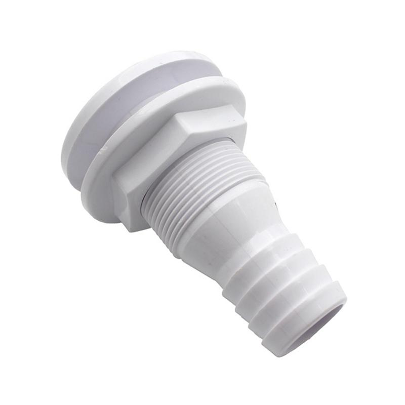 Marine Boat Plastic Thru Hull Fitting Connector For Marine Yacht Sail Truck Hose Boat Drain Bilge Pump Plumbing Fittings 7