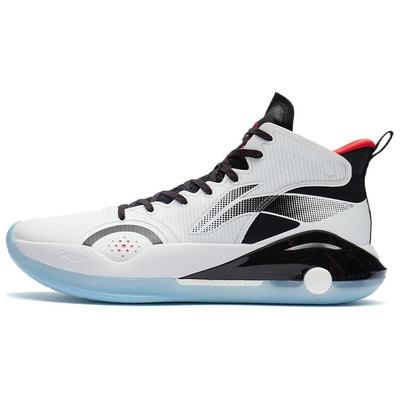 Li Ning YuShuai 15 Schnürung Dämpfung Rutschfest Abriebfest Atmungsaktiv Mittelhoch Basketballschuhe Herren ABAR043-10