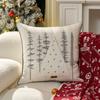 Merry Christmas Throw Pillow Case Soft 30x50 45x45 Sofa Cushion Covers Colorful Embroidered Design Party Pillowcase