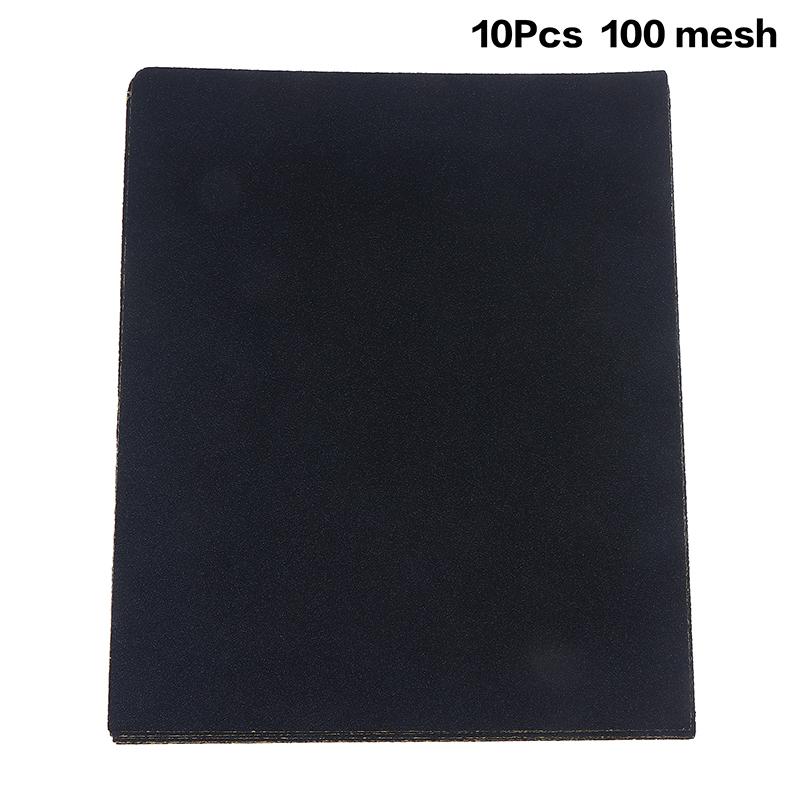10Pcs Sandpaper 60-2000 Wet And Dry Dual-Use Car Wood Grinding And Polishing Resistant Silicon Carbide Water Sandpaper
