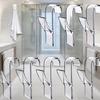 Clear Adhesive Holders Pack Of 8 For Hanging Towels Clothes And Decorations In Any Room