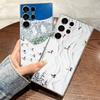 Skiing Sports Art Oil Painting Style Phone Case For SamsungS25,24,23,22,21,30,Ultra,20,Plus,Lite,Soft Silicone Transparent Cover