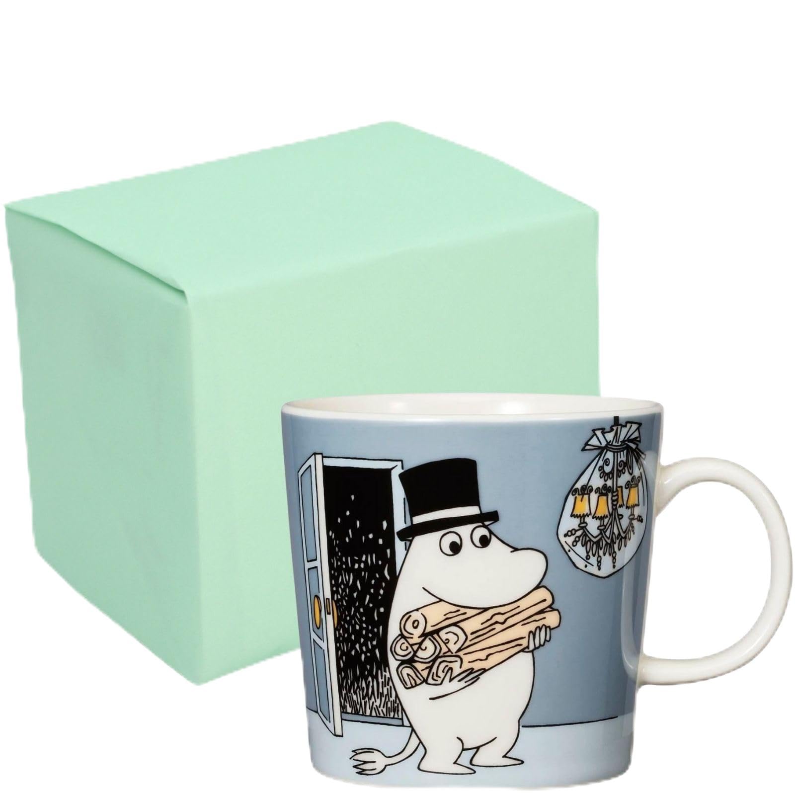 

Moomin Arabia Classic Moominpappa Gray Official Gift Moomin Perfect for and Officially Mug, 300ml, Wrapping. Tableware. Christmas, Weddings,