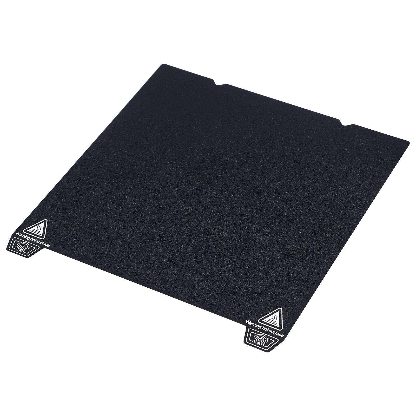 

Двусторонняя текстурированная PEI-пластина 235 мм x 235 мм с гибкой пружинной стальной монтажной пластиной черного цвета для Ender