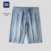 HLA Herrar Sommar Slitna Jeansshorts