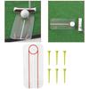Golf Mini Putting Mirror Acrylic Golf Alignment Training Kits Teaching Equipment Putting Postures Correction Tool