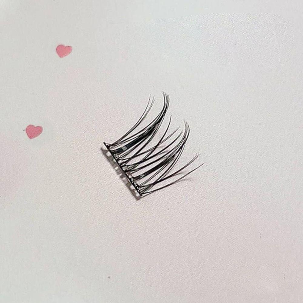 Press On Segmented Eyelashes Natural Long Individual Eyelash  DIY Eyelash Extension