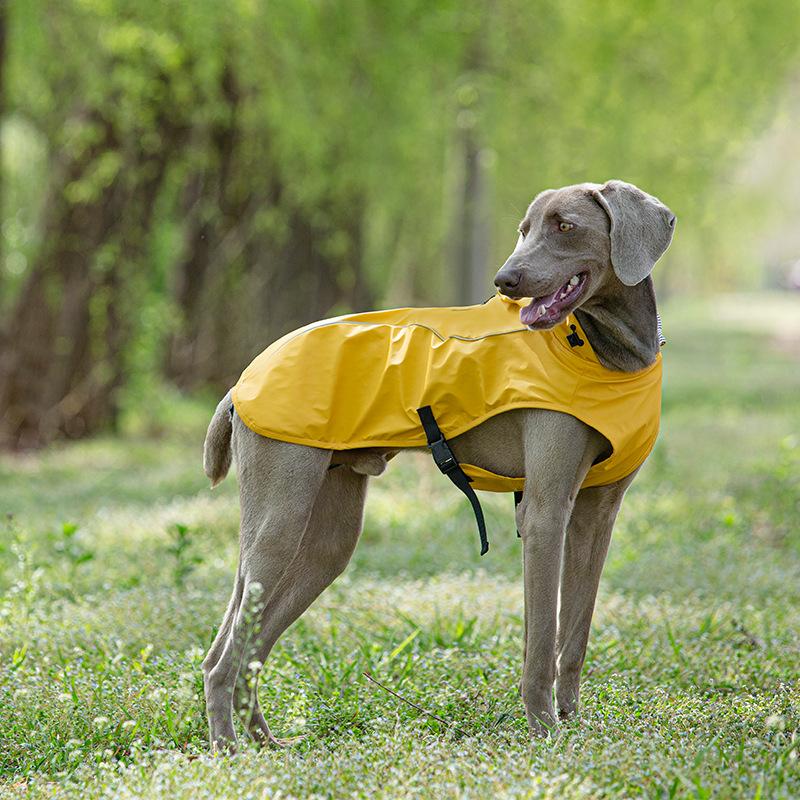 

Reflective Hooded Dog Raincoat: Medium-Large, Portable, Universal Fit S