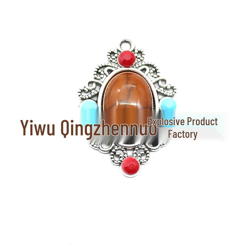 Okrągłe klipsy z metalu i akrylu z cyrkoniami 16 mm z płaskim tyłem do biżuterii, odzieży i ozdób DIY