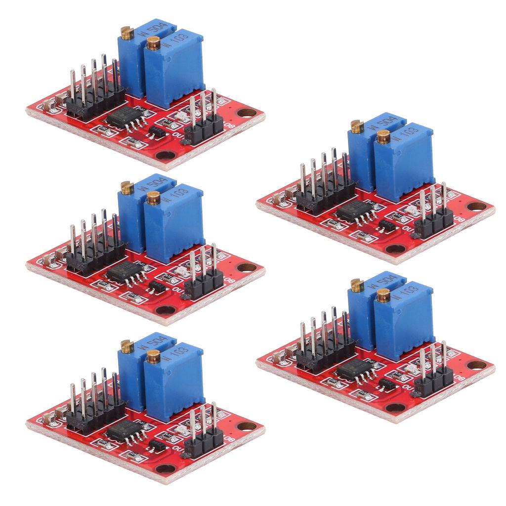 5Pcs NE555 Pulse Module Frequency Duty Cycle Adjustable Module Squares Wave Signal Generator