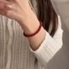 Blessing Accessories New Year Bangle Buddha Women's Wrist Jewelry Red Beads Bracelet Women