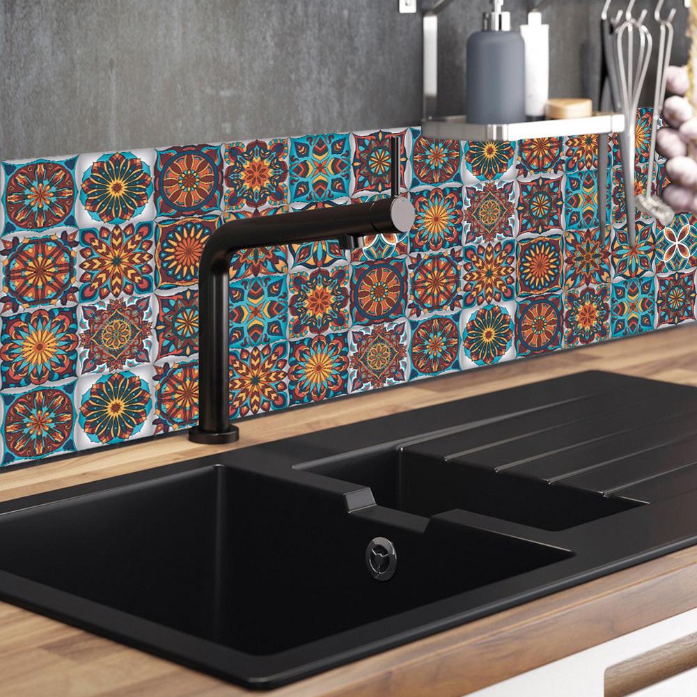 Add a Touch of Elegance PVC Tile Stickers for Smooth and Flat Surfaces 24 Pieces for 0 59 Square Meters Cut to Any Shape
