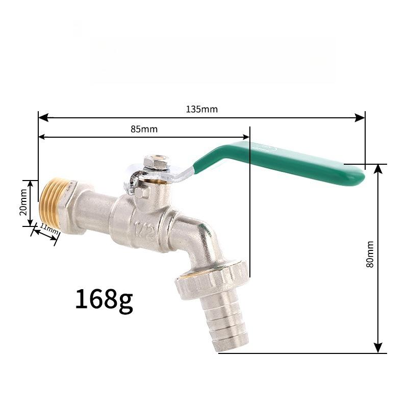 

Garden 1/2 3/4 Brass Water Faucet Water Splitter 1-Way 2-Way Connector Coupling Adapter Valve Switch Irrigation Tap Replace