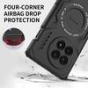 Solid Armor Protective Heat Dissipation Phone Case For Oneplus 13 13R Cover Magnetic Shockproof Shell Fundas