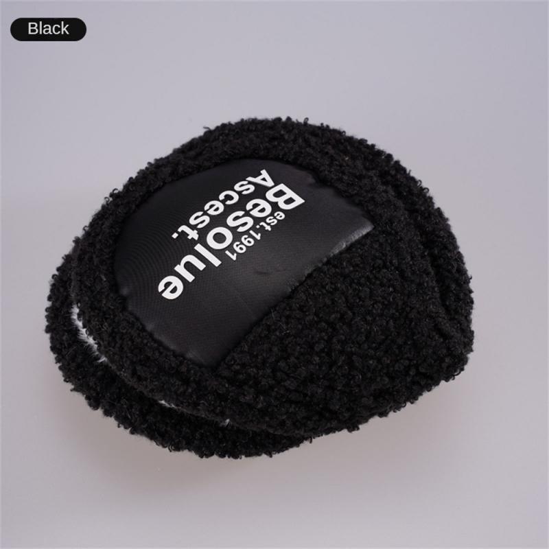 Earmuffs Women Men Winter Elastic Ear Warmers Ear Protection Windproof Soft Thicken Plush Ear Cover Fur Earmuffs