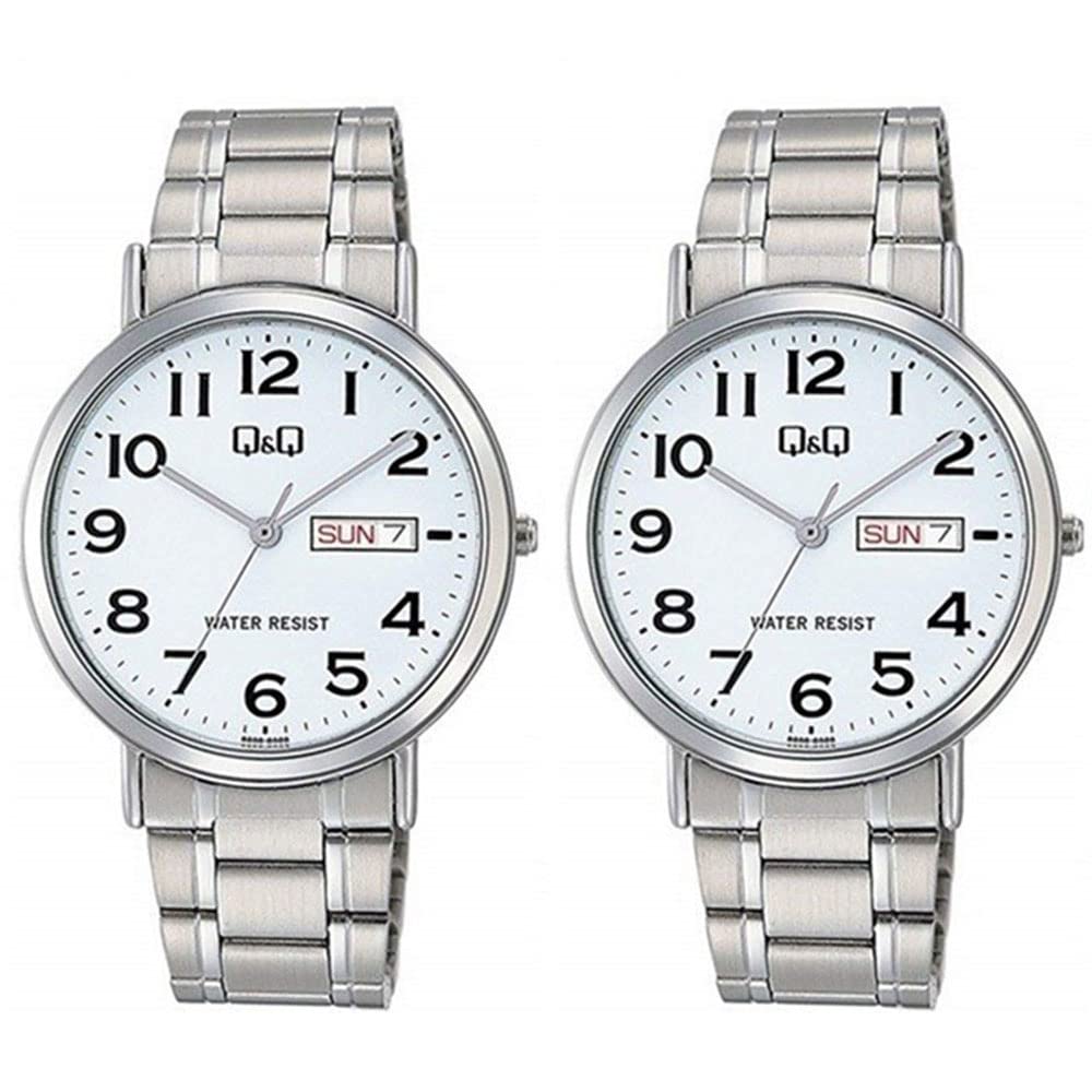Pair Citizen and Wristwatch [Citizen Q&Q] Watches, Lightweight, Waterproof, Affordable, Men s Women s A202-204 []