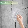 Crack Width Gauge Card Stainless Steel Precision Gap Measuring Tool for Concrete Wall Inspection Home & Construction Monitoring