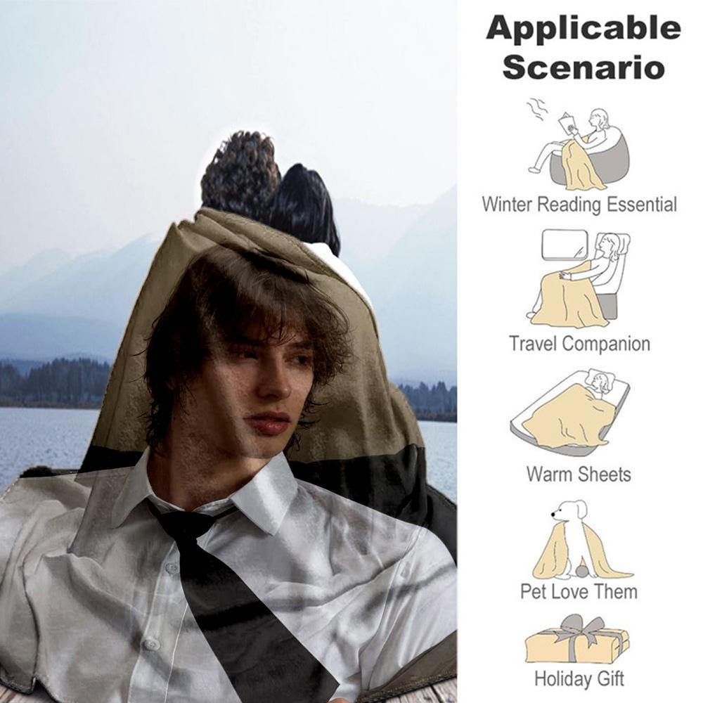 Personalizza Foto Personalizza immagine Coperta Regalo Coperta Personalizzabile Confortevole Ottima per Letto Ufficio Riposo Pic-nic Ideale per Tutte le Stagioni