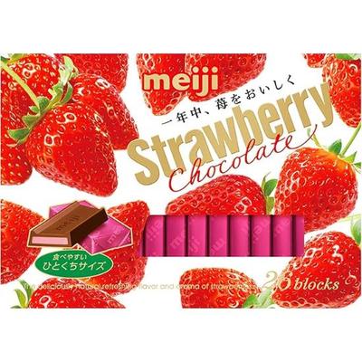 MEIJI Chocolate: Strawberry Chocolate Box$120 \text{ G}$ Per Box $\times 6$ Boxes