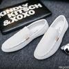 Mocasines para Hombre Primavera Verano Tallas Grandes Ligeros Cómodos Planos Casuales Hombres Transpirables Slip-on Piel Suave Zapatos de Conducir
