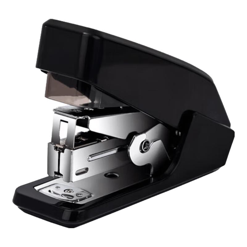 Deli 0466 Single-Finger Press Ergonomic Stapler чёрный