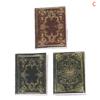 3Pcs/Set 1:12 Dollhouse Miniature Classical Book Scene Model Accessories Toys