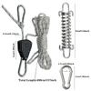 1PC Camping Metal Pulley Tent Rope, Tarp Extension Rope, Windproof Rope, Lifting Rope, Tent Tent Tent Tent Elastic Rope, Holiday Gift
