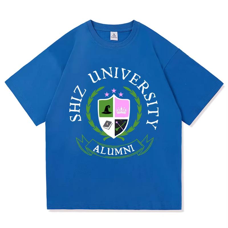 Shiz University Tričko Móda Dámské Estetické Film Zlá Tričko Unisex Vysoce Kvalitní Ležérní Elphaba Glinda Bavlněná Trička