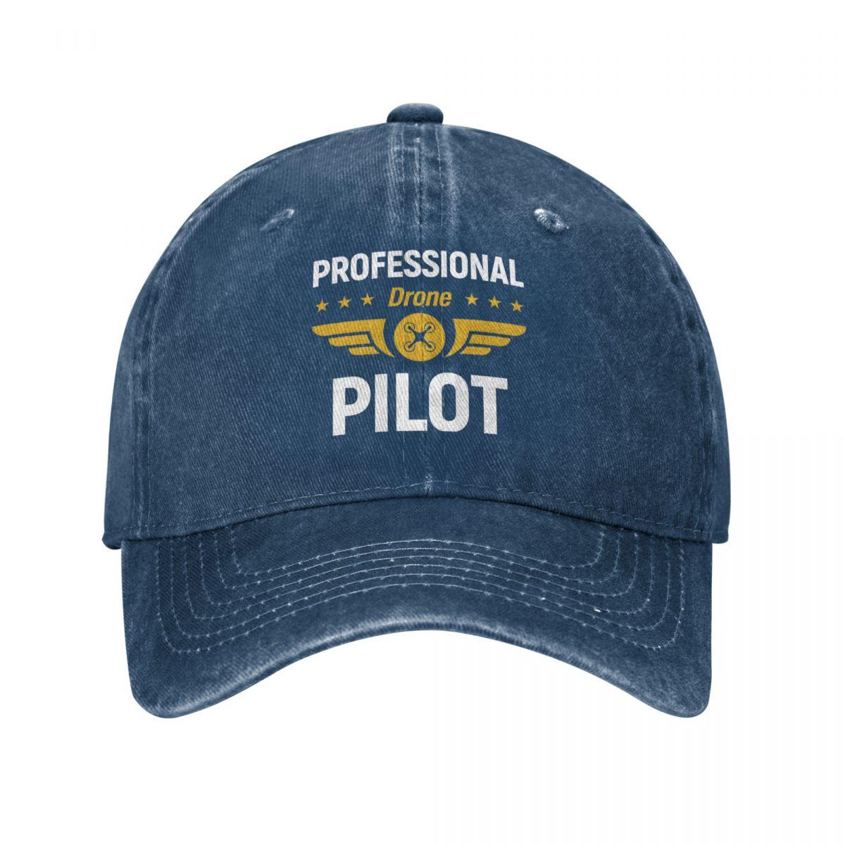 

Professional Drone Pilot Merch Baseball Caps Daily Wear Flying Drones UAV Quadcopter Operator Hats Trucker Hat