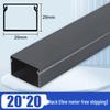Aluminum Square Wire Trunking with Concealed Metal Clip Cover