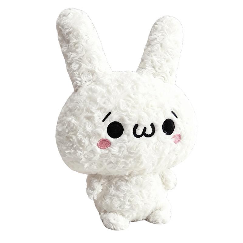 Kawaii Bunny Plush Toy: Cute White Rabbit Companion for Children - Japanese Style Gift