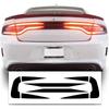 Auto-Rückleuchten-Aufkleber Überlagerungen Rückleuchten-Aufkleber Augenlid Vinyl-Tönungsfolie für Dodge Charger 2015- Auto-Außenzubehör