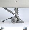 Rokit Studios Grumman Tomcat Landing Gear Wheel Set for Takeoff Position Plastic Model Kit Parts RKS480502T 1/48 F-14A/B/D & Weight-Deforming (for