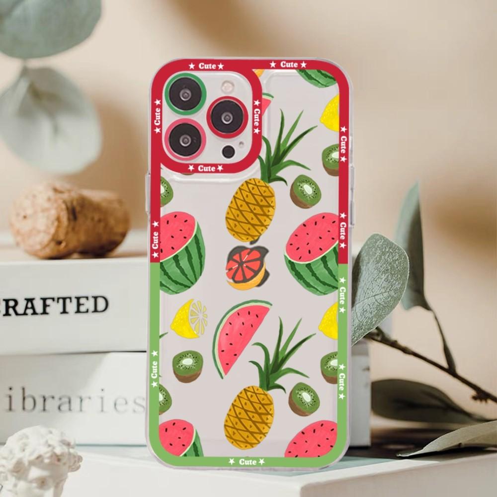 Watermelon Pattern Phone Case For Samsung S 20 21 22 23 Lite Plus Ultra Clear Mobile Cover Funda
