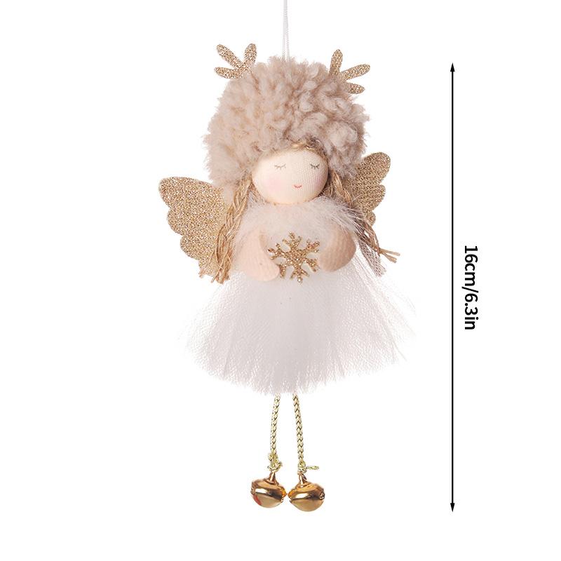 Christmas Doll Ornament Christmas Decoration 2025 Christmas Tree Hanging Pendant New Year Angel Doll Festival Gift for Children
