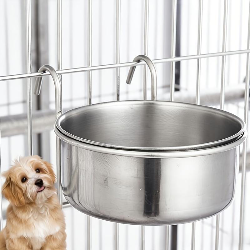 

1pcsStainless Steel Pet Hanging Feeder and Water Fountain Hook-type Hanging Tool for Dog/bird Cage 10CM серый