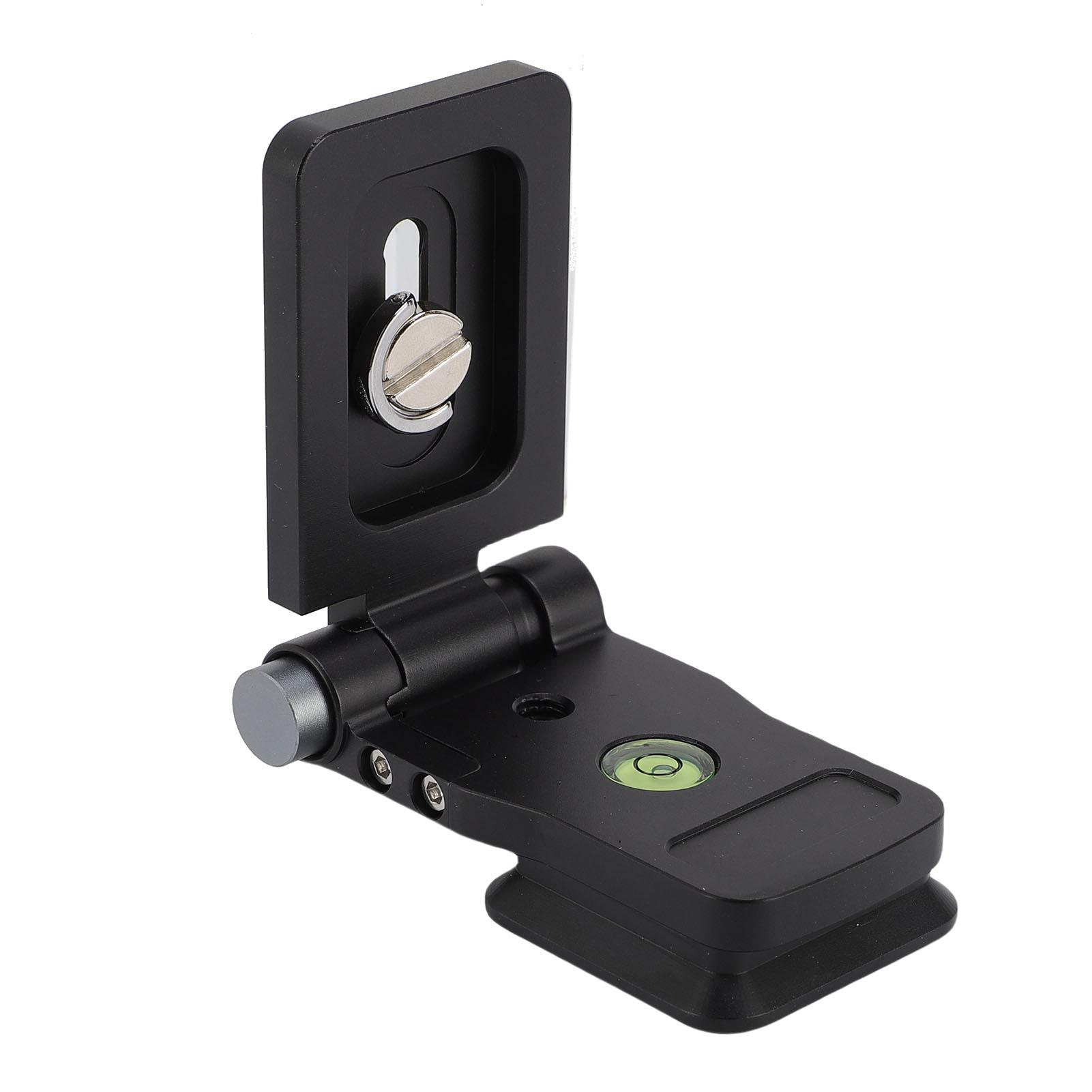 

Universal Foldable Camera L Bracket QR Plate Aluminum Alloy Camera Vertical Horizontal Switching Mount with 1 4 3 8