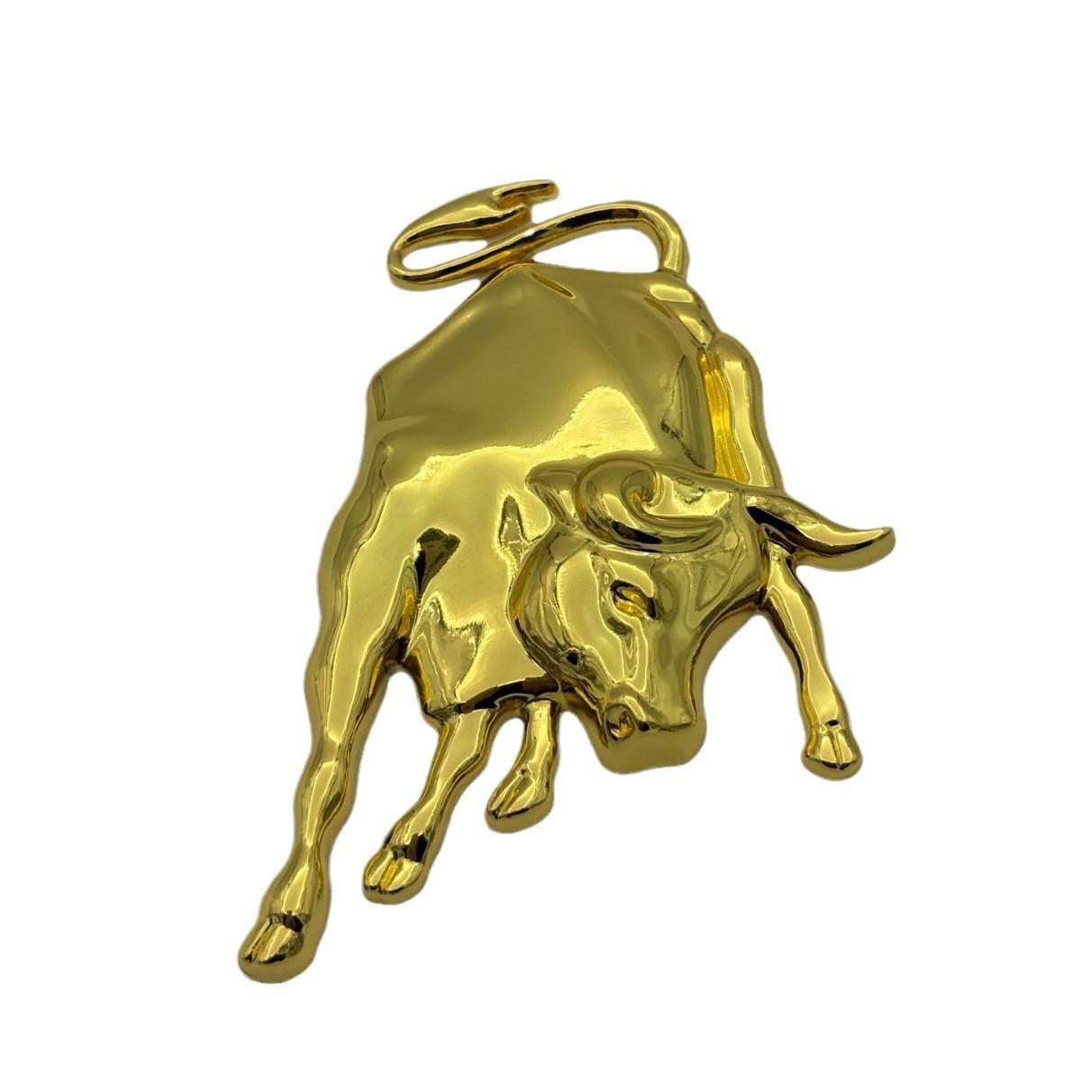 

3D стерео металлический боковой значок-наклейка на автомобиль в стиле быка Lamborghini