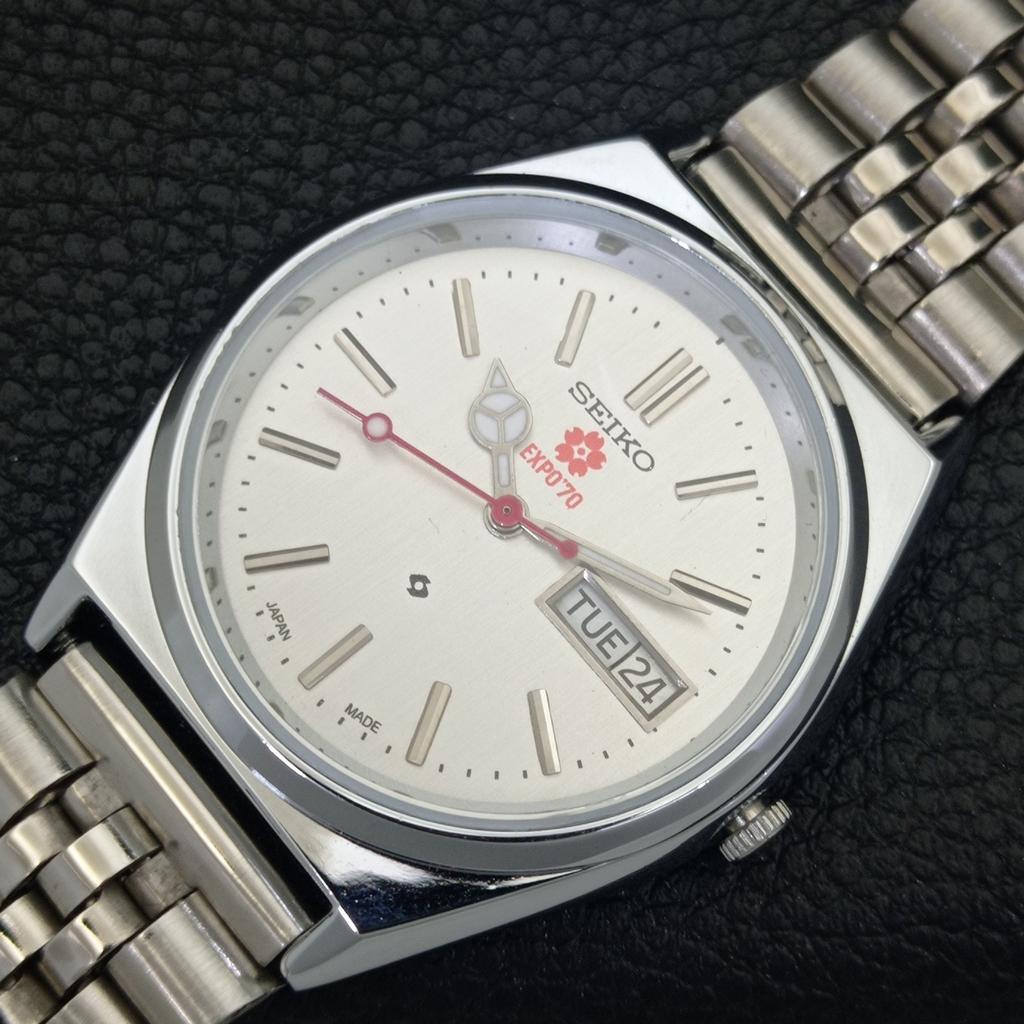 VINTAGE SEIKO EXPO 70 AUTOMATIC 6309A REFURBISHED JAPAN MENS WATCH a441768-1 Sk-a441768