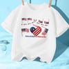 2025 I Love Malaysia Kids T-Shirt with Patriotic Slogan for Hari Merdeka Celebration Events