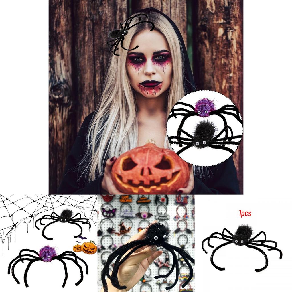 Halloween Spider Hair Clips Unique Diy Spider Leg Design Hair Accessories For Women And Girls