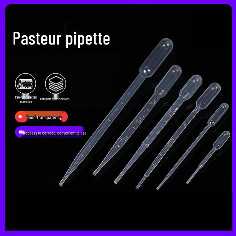 Moufu Disposable Graduated Plastic Pipettes