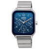 CASIO Standard Round Rectangle 24-Hour Display Multifunction Analog Men's Watch MTP-M306D-2AV Blue