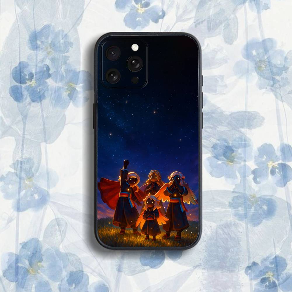 Sky C-Children of the Light Phone Case For iPhone 17,16,15,14,13,12,Pro,Max,Plus,E,SE4,Air,Mini Black Soft Box