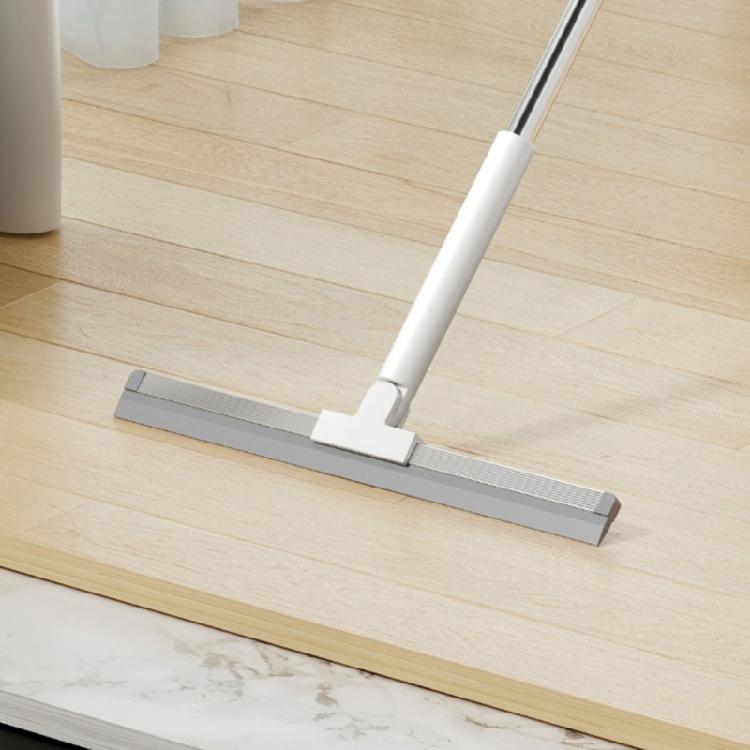 Ergonomic Bathroom Broom Silicone Floor Squeegee Scrubber For Tile Floor Space Saving Design Stable Construction