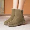 Snow boots thickened winter new warm non-slip short boots soft-soled cotton shoes